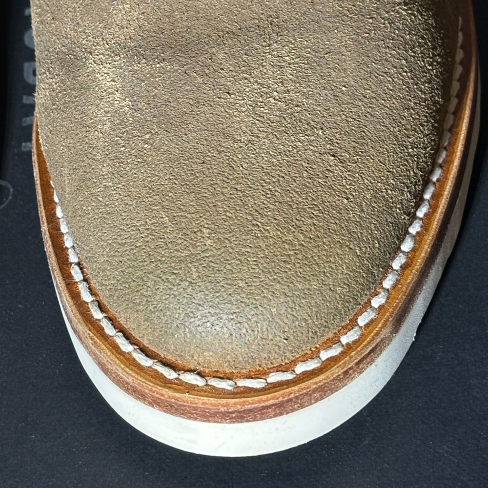 NWT Thursday Boot Company Scouts, Tan Suede Chukka Boots with Brown Laces - Picture 2 of 16